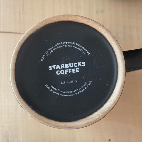 $10 SALE Vintage Starbucks Pumpkin Mug 12oz Fall Spice 2007 Collectible Colorful - Picture 4 of 5